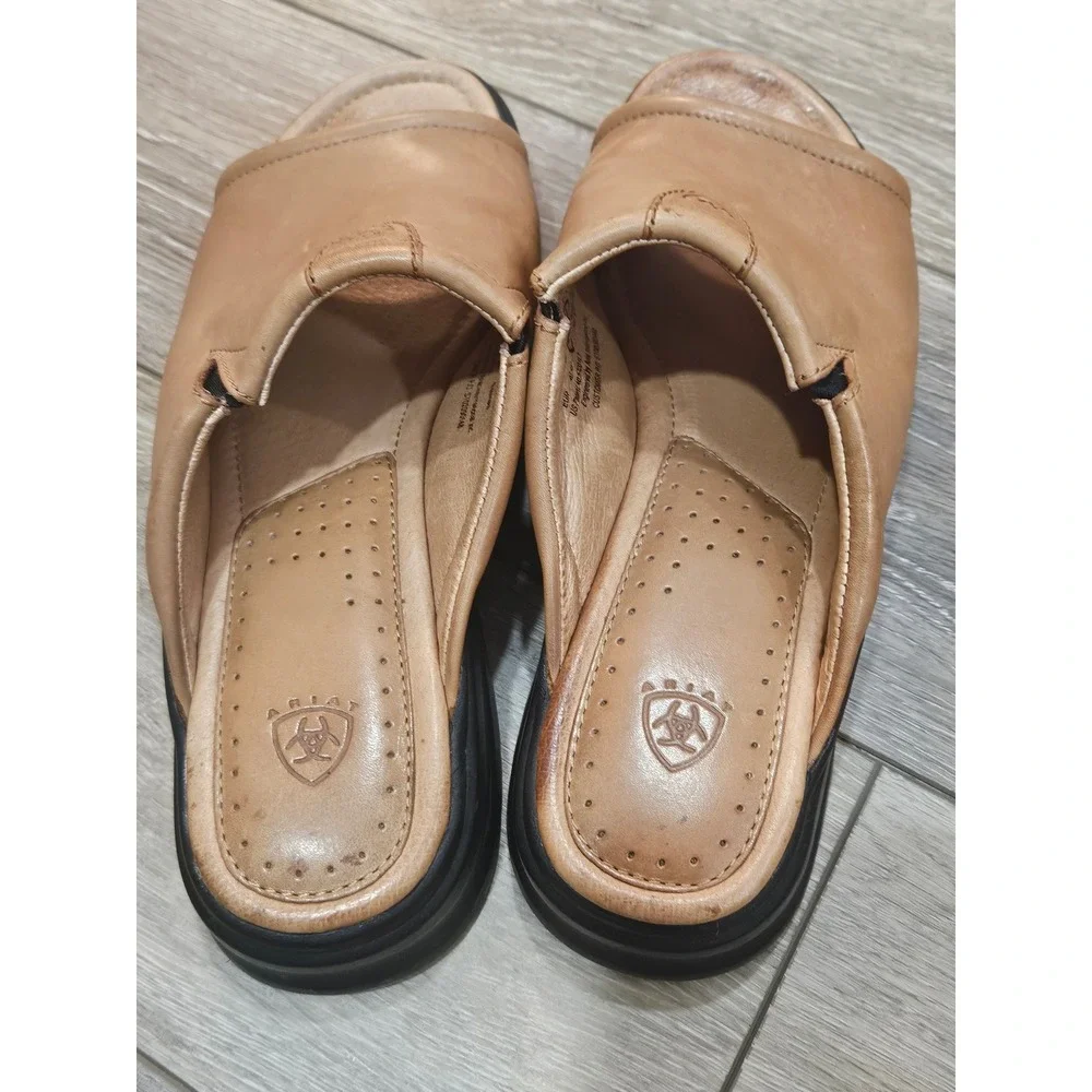 Ariat leather slide